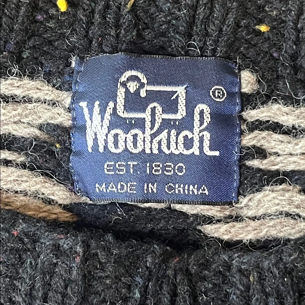 Woolrich vintage Multicolor Patterned Crewneck Sweater - Picture 3 of 6